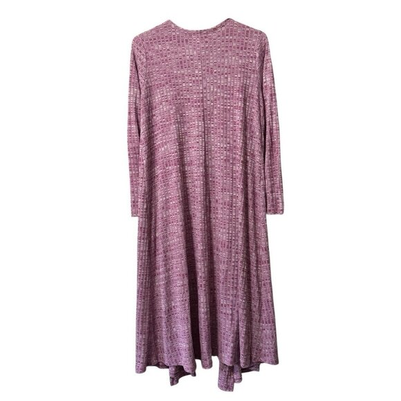 LulaRoe Women Long Sleeve Ribbed Cardigan Sweater Sz Small Open Pockets Stretch - Picture 2 of 11